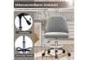 COSTWAY Bürostuhl Ergonomisch Drehstuhl ohne Armlehnen höhenverstellbar Bild 5