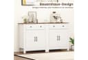 COSTWAY Sideboard Landhausstil Küchenschrank mit Schublade Bild 1