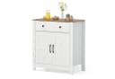 COSTWAY Sideboard Landhausstil Küchenschrank mit Schublade Bild 2