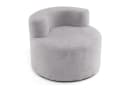 COSTWAY Relaxsessel Polstersofa Rund Teddyfleece Bild 2