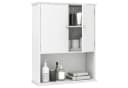 COSTWAY Hängeschrank Badezimmerschrank mit verstellbarem Regal Bild 2