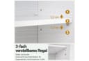 COSTWAY Hängeschrank Badezimmerschrank mit verstellbarem Regal Bild 4