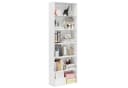 COSTWAY Bücherregal 6-stöckig Weiß Modern Bild 2