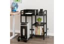 COSTWAY Druckertisch 3-stufig mit Steckdosen & Rollen Bild 1