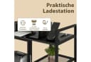 COSTWAY Druckertisch 3-stufig mit Steckdosen & Rollen Bild 3