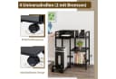 COSTWAY Druckertisch 3-stufig mit Steckdosen & Rollen Bild 5