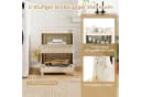 COSTWAY Rollwagen faltbar & stapelbar Kunststoff Beistellwagen Bild 3