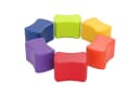 COSTWAY Kindersitzgruppe 6-tlg. Bunt Modulare Hocker mit abnehmbarem Bezug Bild 2