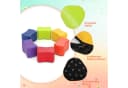 COSTWAY Kindersitzgruppe 6-tlg. Bunt Modulare Hocker mit abnehmbarem Bezug Bild 5