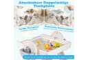 COSTWAY Kindersitzgruppe 6-in-1 Kindertisch Set mit Stuhl, klappbar Bild 1