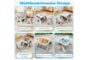 COSTWAY Kindersitzgruppe 6-in-1 Kindertisch Set mit Stuhl, klappbar Bild 3