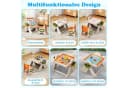 COSTWAY 6-in-1 Kindertisch Set mit Stuhl, klappbar Bild 3
