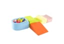 COSTWAY Spielbausteine 5-tlg. Bunt Schaumstoffbausteine für Kinder, Baby Bild 2