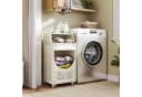 COSTWAY 3-stufiger Wäschekorbwagen 40L Beige Bild 1