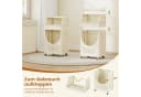 COSTWAY 3-stufiger Wäschekorbwagen 40L Beige Bild 4