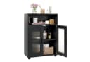 COSTWAY Badkommode mit Stauraum und verstellbarem Regal Bild 2