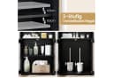 COSTWAY Badkommode mit Stauraum und verstellbarem Regal Bild 4