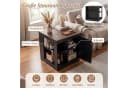 COSTWAY Beistelltisch mit Ladefunktion & verstellbarem Regal Bild 4