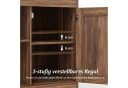COSTWAY Beistelltisch mit Ladefunktion & verstellbarem Regal Bild 5