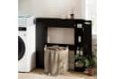 KOMFOTTEU Fächerschrank Toilettenregal Weiß Schwarz Grau Bild 1