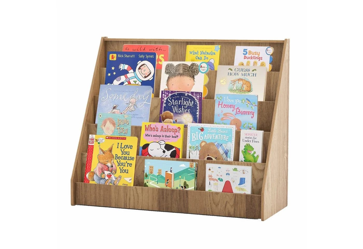 KOMFOTTEU Bücherregal 5-stufig Kinderregal - Bild 2
