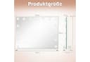 COSTWAY Schminkspiegel mit Licht, 3 Lichtfarben, Einstellbare Helligkeit Bild 4