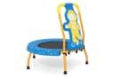COSTWAY Kindertrampolin Blau/Orange mit Griff & Randabdeckung Bild 2