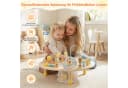 COSTWAY Lernspielzeug 7-in-1 Aktivitätstisch Montessori Sinnes-Spielzeug Bild 5