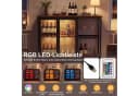 COSTWAY Weinschrank mit LED & Steckdosen 110cm Bild 1