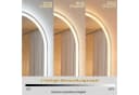 COSTWAY Badspiegel Wandspiegel LED dimmbar Antibeschlag Silber Bild 1
