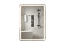 COSTWAY Badspiegel mit LED Beleuchtung & Touch, Anti-Beschlag, Silber Bild 2