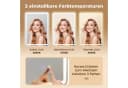 COSTWAY Badspiegel mit LED Beleuchtung & Touch, Anti-Beschlag, Silber Bild 3