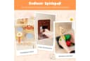 COSTWAY Spielküche Holz Gelb mit Eismaschine & Zubehör Bild 3