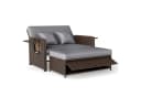 COSTWAY Loungebett Rattan 2-Personen 3 in 1 Bild 2