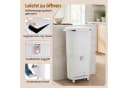 KOMFOTTEU Mülleimer 42L Tretmülleimer Beige/Weiß mit 2x 12L Inneneimer Bild 3
