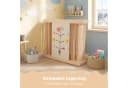 COSTWAY Laufgitter Baby Laufstall Krabbelgitter mit Tür faltbar Bild 4