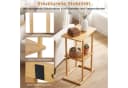 COSTWAY Beistelltisch 2er Set Bambus Natur Bild 4