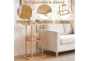 COSTWAY Beistelltisch 2er Set Bambus Natur Bild 5
