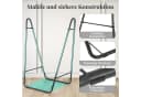 COSTWAY Hängesessel Schwarz/Grau mit Seitentasche Bild 1