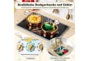 COSTWAY Spielküche Weiß MDF Mit Herd Spüle Eismaschine Mikrowelle Geschirrspüler Bild 3