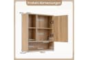 COSTWAY Hängeschrank Spiegelschrank Badschrank mit verstellbaren Ablagen Bild 5