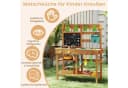 KOMFOTTEU Outdoor-Spielküche Holz mit Pflanzkästen & Werkzeug Bild 1