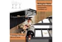 COSTWAY Bartisch 3-tlg. mit Hockern, Weinregal & Halterungen Bild 3