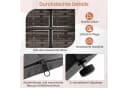 COSTWAY Balkonset 3-tlg. Grau PE-Rattan mit Kissen Bild 5