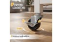 COSTWAY Druckertisch mit Rollen, 3 Ablagen & 10 Haken, Rustikales Braun Bild 4