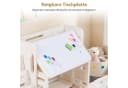 COSTWAY Kindersitzgruppe Beige mit Bücherregal und Stuhl Bild 4