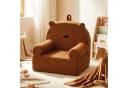 COSTWAY Kindersofa Rosa Teddyfleece mit Griff Bild 2