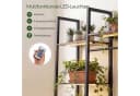 COSTWAY Blumenständer 10-stufig Holz Metall mit LED Wachstumslampe Bild 3