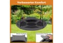 COSTWAY Nestschaukel Grau mit Kissen & Griffen Bild 3