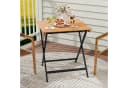 COSTWAY Klappbarer Gartentisch aus Akazienholz Beistelltisch Bild 1